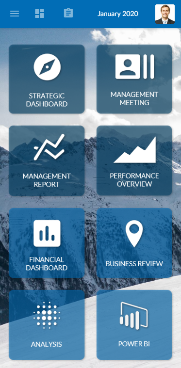 Object set to display on medium device type